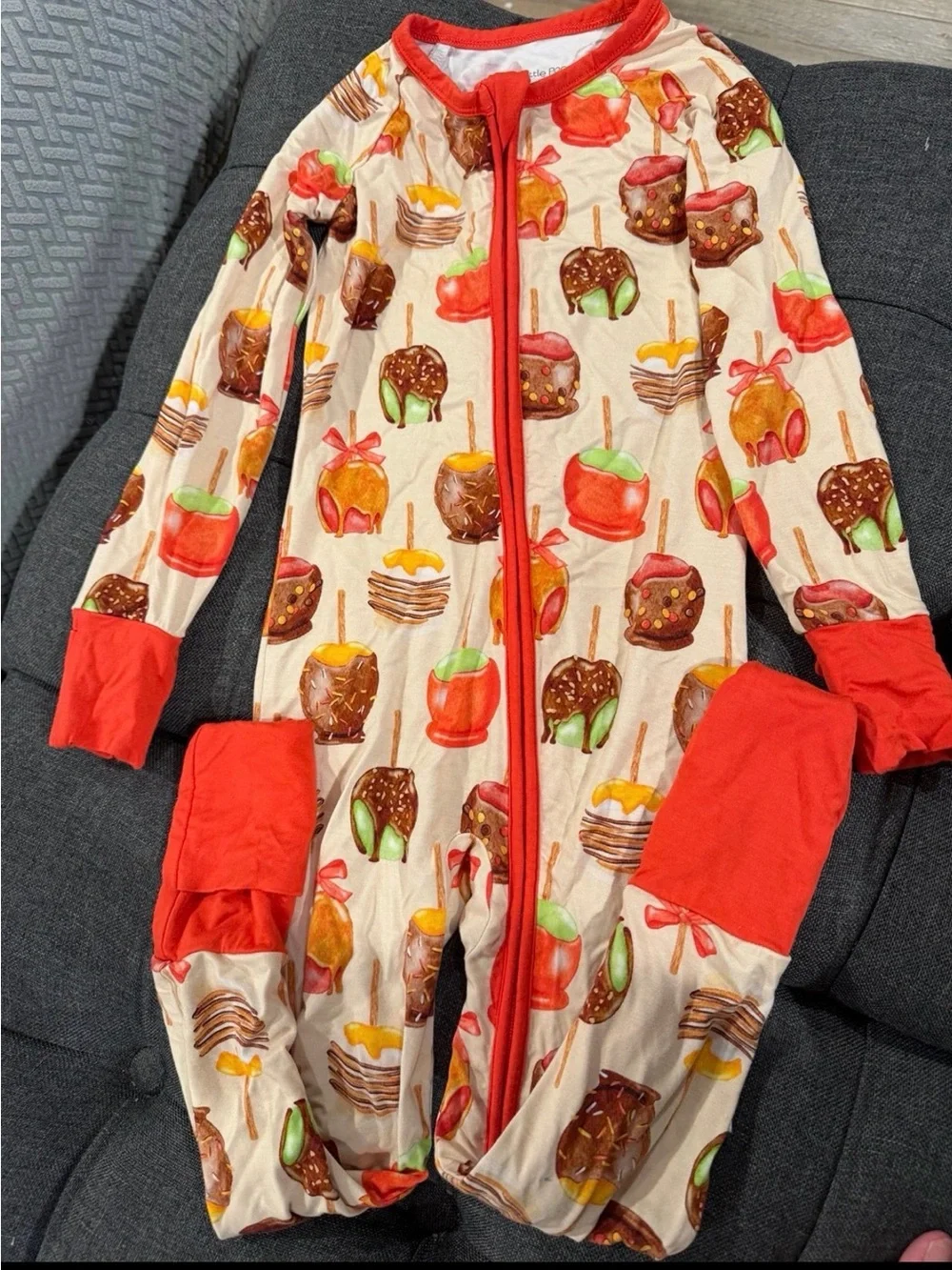 Caramel apple bamboo zippy Little Popp Crew